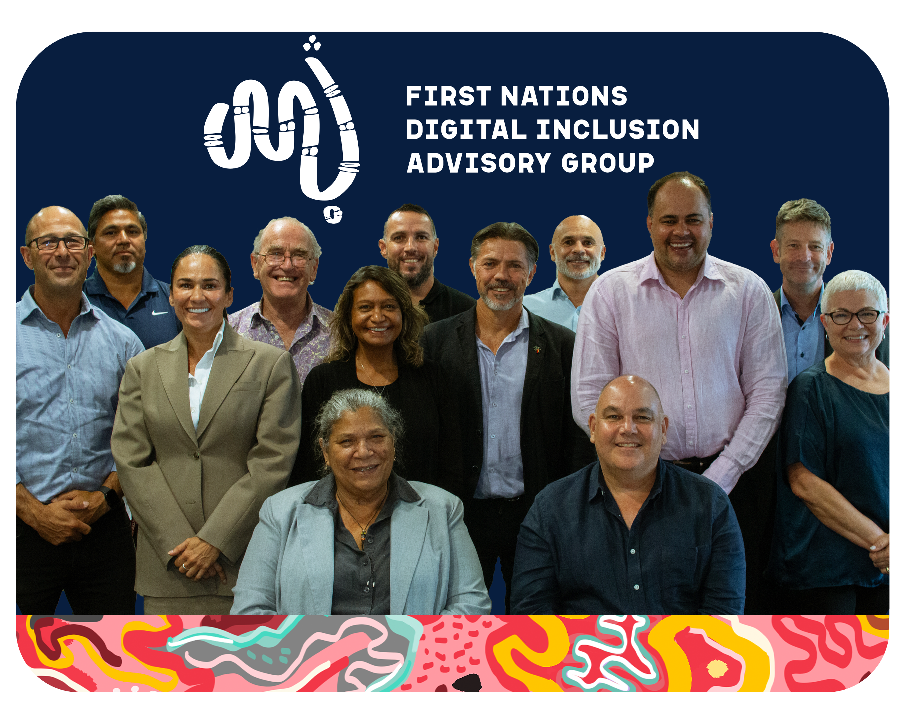 Mr Sam Dimarco, Mr Che Cockatoo-Collins, Ms Cheryl Bailey, Mr Neil Turner, Ms Dot West OAM, Ms Gillian Mailman, Mr Terry Jamieson, A/Prof Daniel Featherstone, A/Prof Scott Winch, Prof Lyndon Ormond-Parker, Mr Adam Manovic, Mr Dan Lloyd, Ms Lauren Ganley